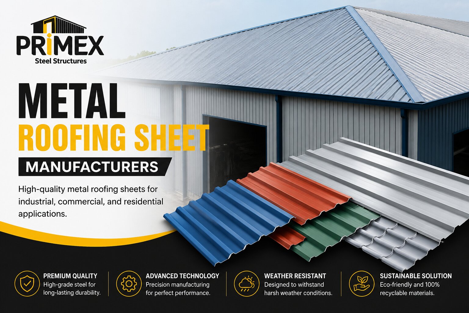 Metal Roofing Sheets Manufacturers in India