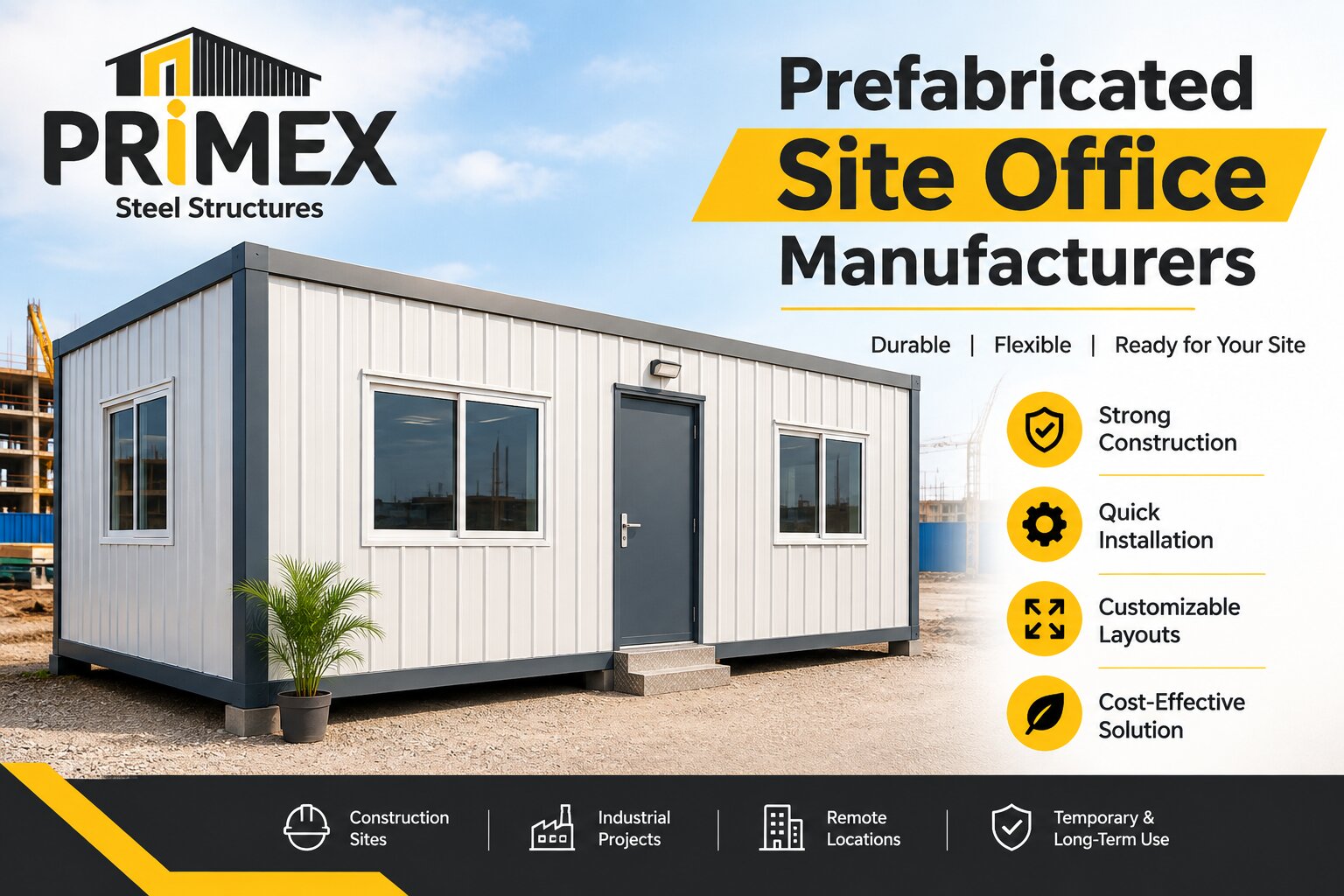 Prefabricated Site Office Manufacturers